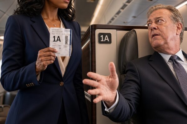 A White Millionaire Stole a Black CEO’s First-Class Seat and Refused to Give It Back, Assuming Money Made Him Untouchable—But Moments Later, the Flight Was Ordered Grounded, and Everyone Wanted to Know Who Made the Call