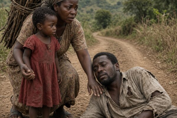 A Poor Widow Carrying Firewood Suddenly Saw a Man Collapse Beside a Little Child…