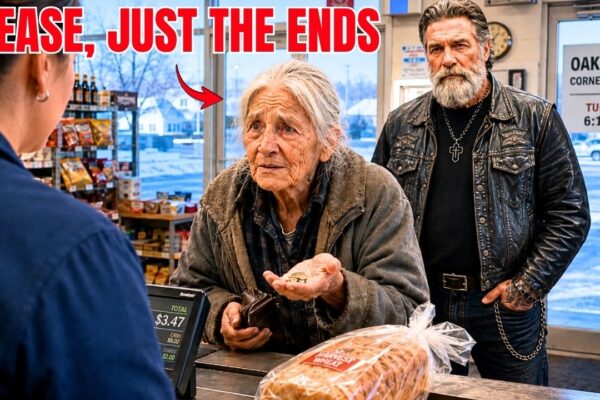 An Elderly Woman Paid for Bread With Pennies — The Bikers Learned Why She Hadn’t Eaten