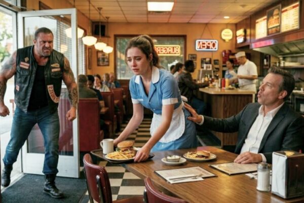 “Nice Curves!” An Arrogant CEO Harassed The Waitress — Not Knowing Hells Angels Were Right There.