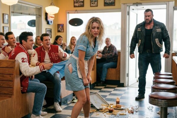 Bullies Ripped the Waitress’s Skirt — Then Hell Angel Boss Walked In and They Instantly Regretted It