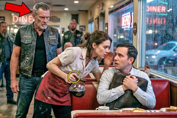 _Don’t Look Back!_ The Waitress Whispered, Unaware The Hells Angels President Was Right Behind Her
