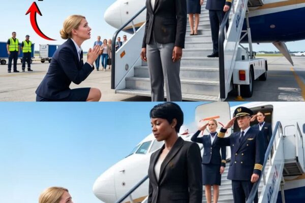 Flight Attendant Slapped Black Woman Onboard — Suddenly, Crew Stood and Saluted ＂Good Morning,