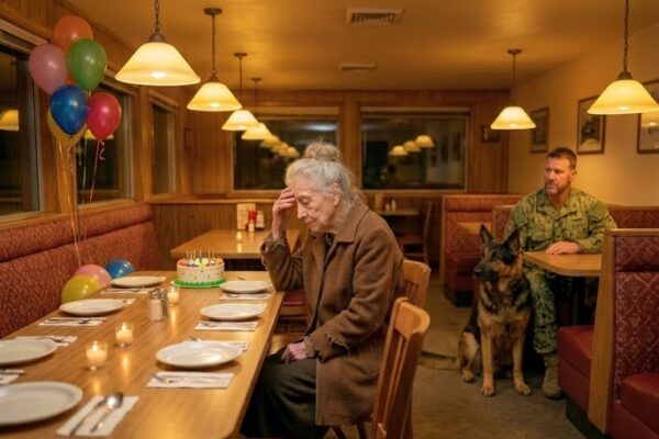 Old Woman Sat Alone at Her Birthday Dinner — Navy SEAL Heard Her Softly Cancel All Reservations