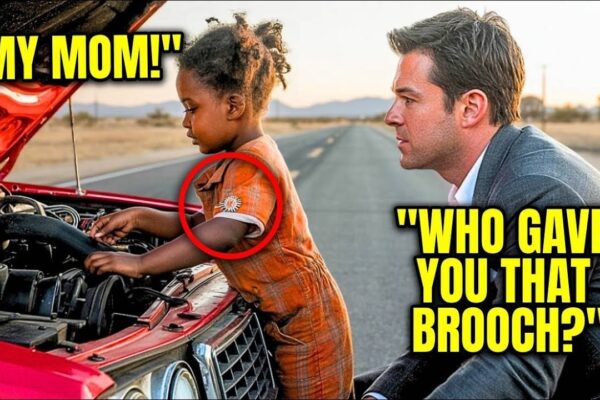 A Poor Black Girl Helps A Millionaire Repair His Mustang – When He Sees The Brooch On Her Clothes…