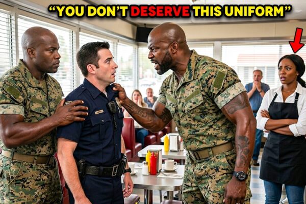 Two Black Navy SEALs Watched Cops Target Waitress—What They Did Next Shocked The Whole Diner