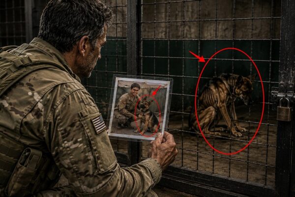 A Navy SEAL Found His Fallen Brother’s Dog Locked in a Cage—The Old Photo Broke Him Open