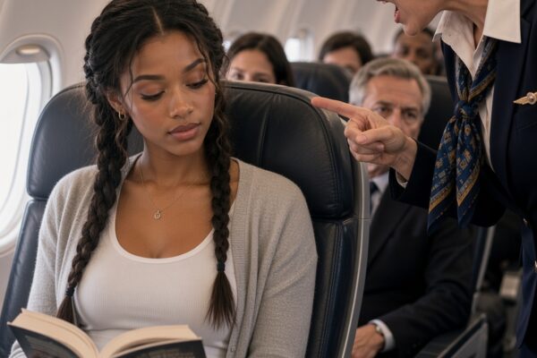 Flight Attendant Publicly Humiliates Black Woman — Then Freezes When She Learns Who Owns the Airline