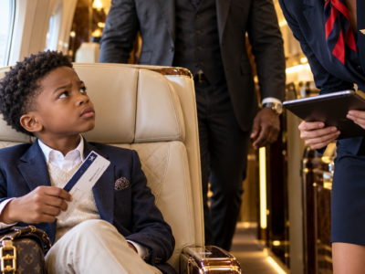 Flight Attendant Insults Black Boy In First Class Then His Billionaire Dad Appears 