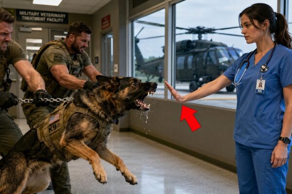 This K9 Dog Attacked Every Handler — Until a SEAL Nurse Said One Word and It Laid Down