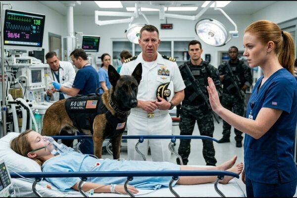 The SEAL Captain’s Daughter Was Protected by a K9 — Until the Nurse Spoke a Classified Order