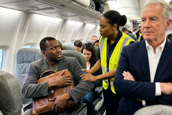 A single brutal rip echoed through the cabin at 30,000 feet. She thought she was humiliating a nobody, until the secret beneath the jacket was revealed.
