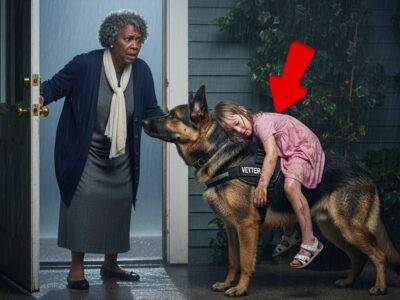 K9 Dog Carries Girl to Black Woman’s Door in Storm – Her Next Move Left Everyone Stunned