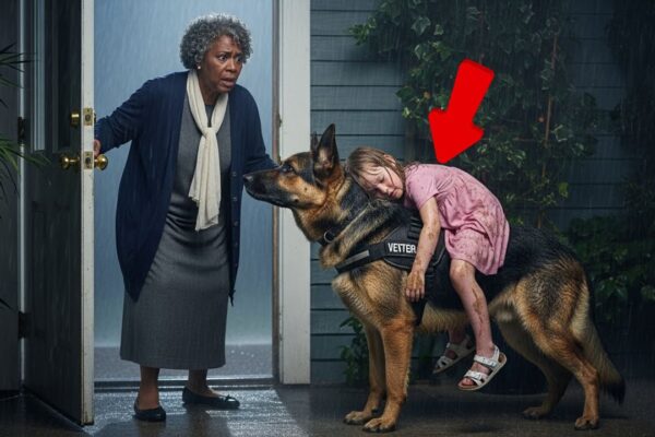 K9 Dog Carries Girl to Black Woman’s Door in Storm – Her Next Move Left Everyone Stunned