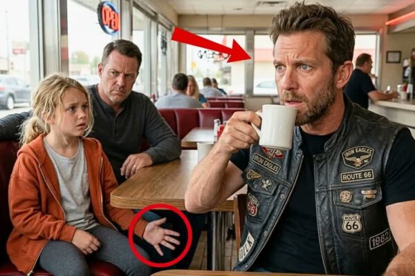 Little Girl Flashed a Hidden Signal at the Diner — What 150 Bikers Did Next Shocked Everyone