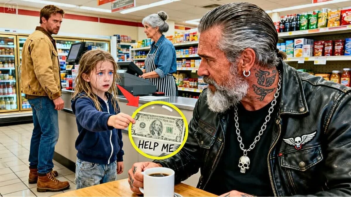 Little Girl Slipped a “HELP ME” Dollar to a Biker — What 200 Hells Angels Did Next Shocked Everyone