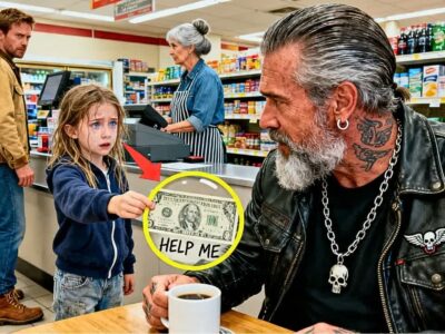 Little Girl Slipped a “HELP ME” Dollar to a Biker — What 200 Hells Angels Did Next Shocked Everyone