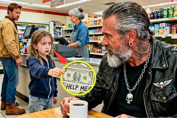 Little Girl Slipped a “HELP ME” Dollar to a Biker — What 200 Hells Angels Did Next Shocked Everyone