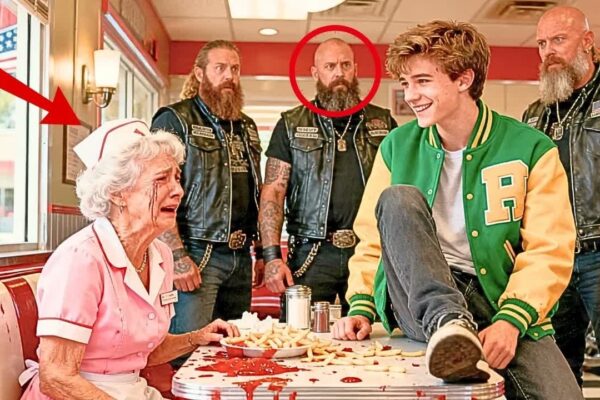 Rich Teen Spit On A Waitress —Seconds Later, 10 Hells Angels Rose Behind Him