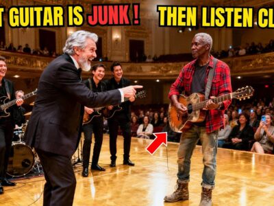 “$500K If Old Guitar Outplays My Band” Producer Laughs at Black Street Musician — Room Goes Silent