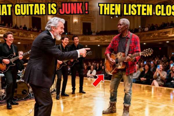“$500K If Old Guitar Outplays My Band” Producer Laughs at Black Street Musician — Room Goes Silent