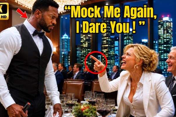“Mock Me Again, I Dare You!” the Black Single Dad Waiter Said—The Billionaire Went Silent