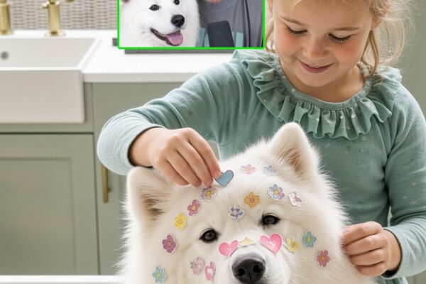 FROM SECRET PUP TO HIGH-FASHION ICON: TRAVIS KELCE DEBUTS ‘MODEL DOG’ WENDY IN TOMMY HILFIGER CAMPAIGN! Did Travis and Taylor Swift’s fluffy Samoyed just steal the global spotlight at The Plaza Hotel?