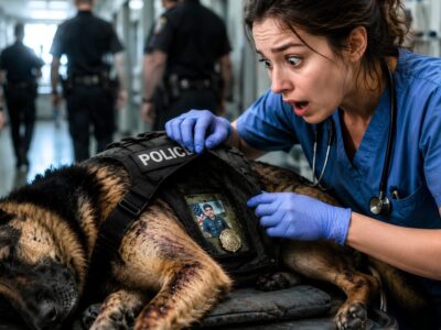 Everyone Walked Away from the Dead Police K9 — Until One Nurse Saw the Hidden Truth