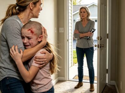 My mother-in-law shaved my eight-year-old daughter bald