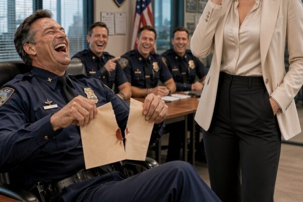 The New Black Woman Warned a Bully Cop Not to Tear the Letter in His Hand, But He Mocked Her and Ripped It Apart—Never Realizing It Was the Promotion Notice That Could Change His Entire Career