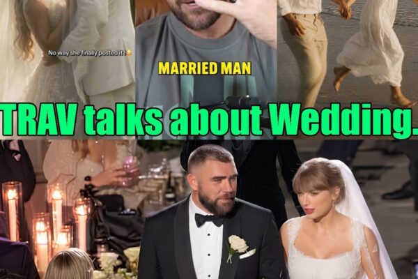TRAVIS KELCE SPILLS MAGICAL WEDDING SECRETS WITH TAYLOR SWIFT! Did Adam Sandler really get ordained to officiate their private NYC vows?