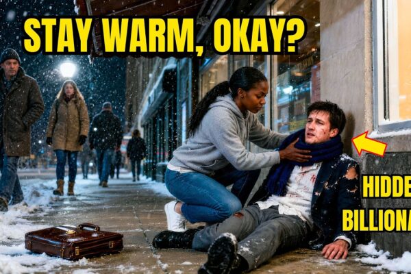 Black Girl Gives Late Mom’s Only Scarf to Poor Young Man in a Storm — His Lawyer Knocks 48 Hrs Later