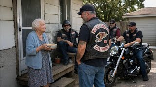 Elderly Widow Fed 30 Stranded Bikers — Next Morning 800 Hells Angels Rebuilt Her Entire House 