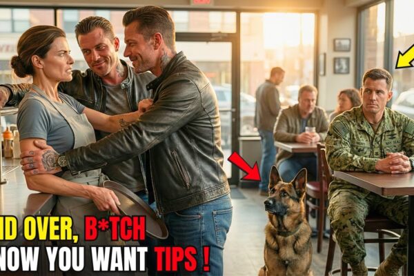 “Bring It Faster, Sl*t.” They Bullied the Waitress — Not Knowing a SEAL and His K9 Were Watching 