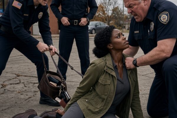 Three Cops Confronted an Obese Black Woman and Treated Her Like an Easy Target, Never Realizing She Was Secretly Investigating Their Department—Then One Officer Made a Mistake That Put Everything They Had Been Hiding at Risk