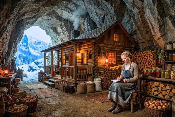 They Forced Her Out Before Winter—Then Followed Her Into a Stone Cave as She Reached for a Hidden Cabin Door