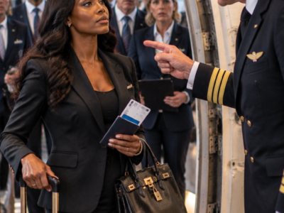 Pilot Insults Black Woman at Boarding — Moments Later, Discovers She’s His New Boss