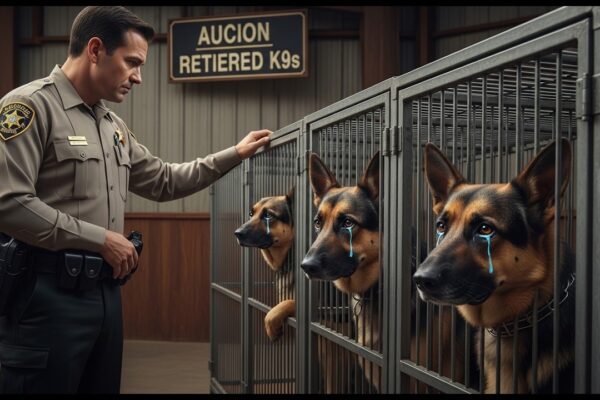 “I Will Take All These Retired K9s,” the Officer Said — No One Expected What Happened Next!