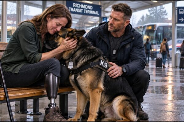 “Is This Seat Taken?” the Amputee Woman Asked — Then the Navy SEAL’s K9 Recognized Her
