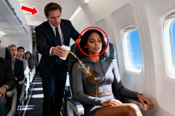 Man Spills Coffee on Black Girl During Flight — Her Airline CEO Father Shows Up…
