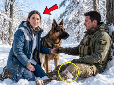 A Poor Nurse Followed a German Shepherd Through the Snow — Then a Wounded Navy SEAL Helped Her Sa…