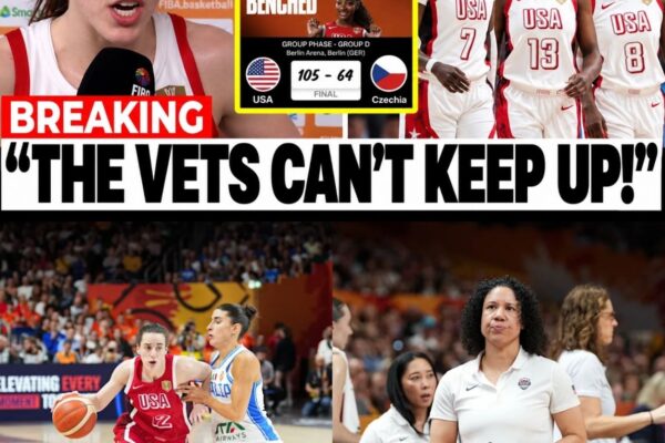 BEYOND THE 105-POINT BLOWOUT: ANALYTICS EXPOSE TEAM USA ROTATION CRISIS THREATENING FIBA GOLD! Did internal tensions and old-guard favoritism force Kara Lawson to bench Caitlin Clark and Paige Bueckers?