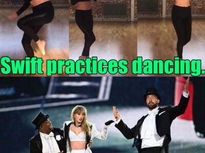RAW, UNEDITED FOOTAGE EXPOSES TAYLOR SWIFT’S BAREFOOT REHEARSAL ROUTINE!  Did Travis Kelce’s leak uncover the intense reality behind her iconic “Delicate” dance?