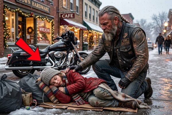 On Christmas Eve, a Hells Angel Found a Girl Sleeping on Trash — Then He Learned Why