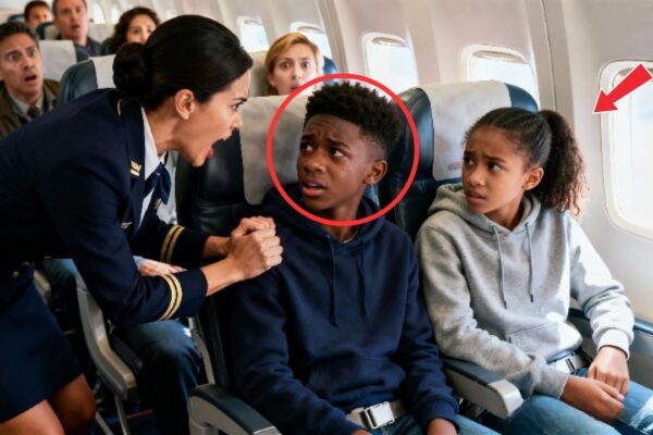 Black Twins Abused by Flight Attendant — Everything Stops When Their CEO Dad Appears… 