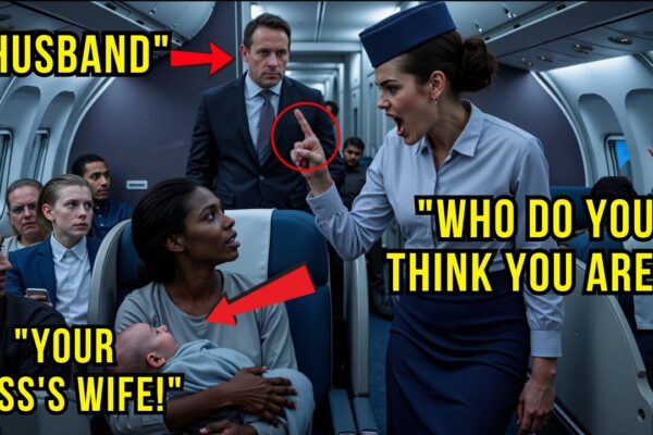 Flight Attendant Slaps a Woman Holding a Baby, Not Knowing Her Husband Owns the Airline! 