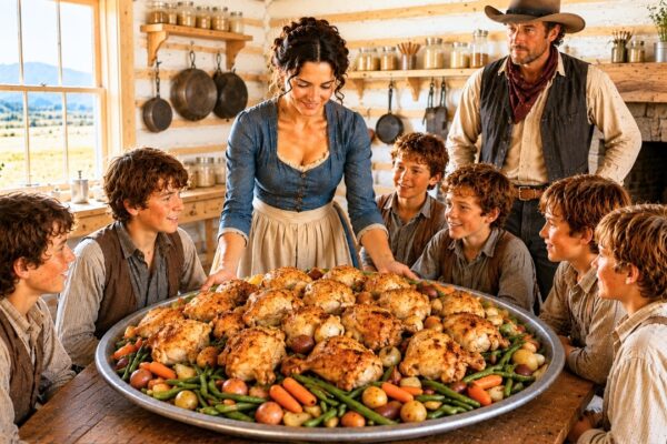 Six Hungry Sons Expected Just Another Cook — Then She Set One Supper in Front of Their Father