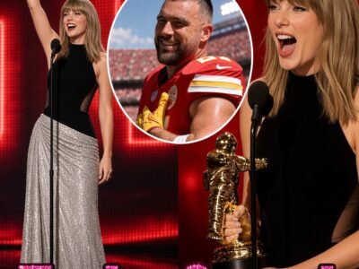 Tears of joy in the audience! Taylor Swift gives heartfelt tribute to Travis Kelce during VMA acceptance speech