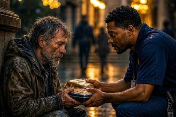 A Billionaire Disguised as a Homeless Man… Only One Janitor Helped Him