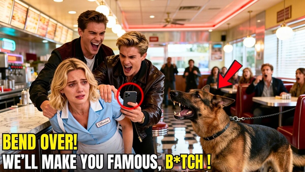 “BEND DOWN, SL*T.” They Filmed a Prank on Quite Waitress — Until the SEAL’s K9 Snatched the Phone 